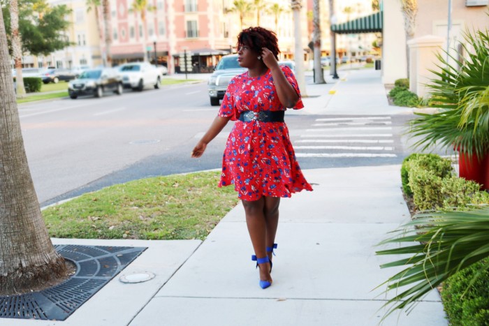 Orlando Fashion Blogger Fashionable Floral Dress