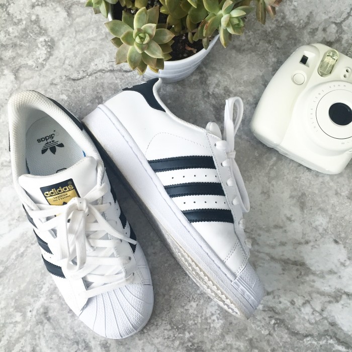 Aida's Fashion Bazaar Adidas Supers Flatlay